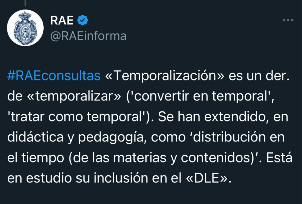 RAE informa
