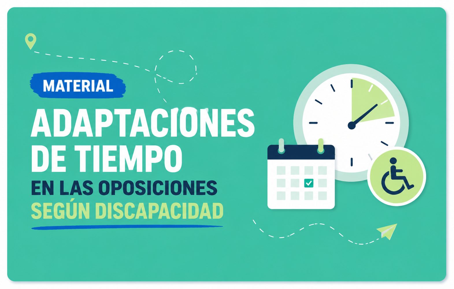 Adaptaciones de tiempo en las oposiciones según discapacidad