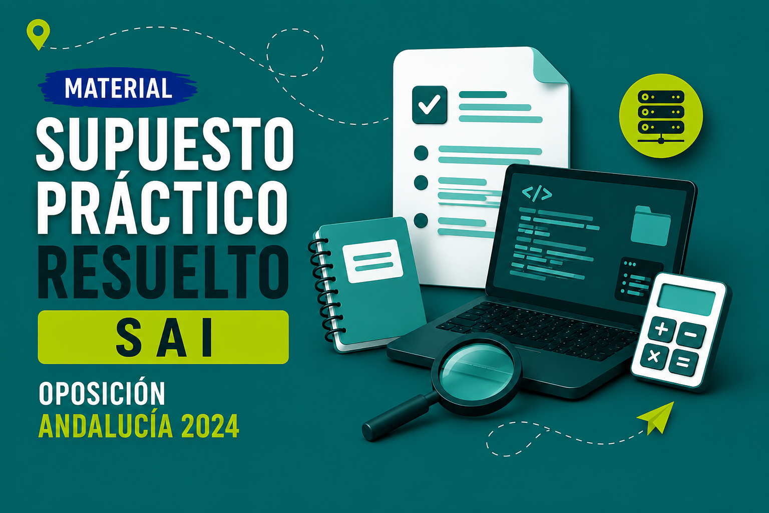 Supuesto práctico resuelto de SAI – Oposición Andalucía 2024 | GRATIS